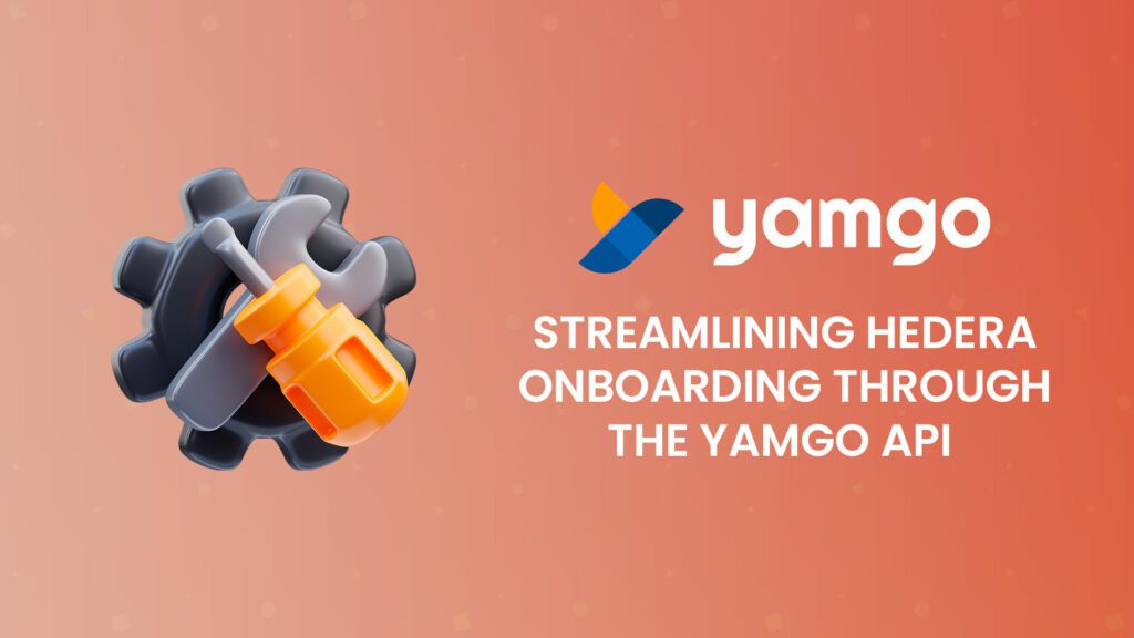 Yamgo Crypto API blog Header image with title and spanner icon